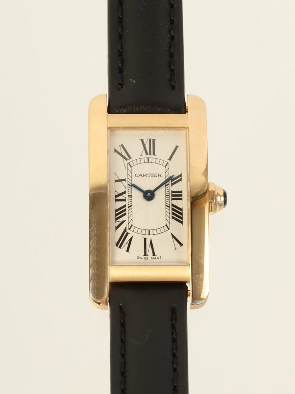 CARTIER Tank American Sm Gold/Black