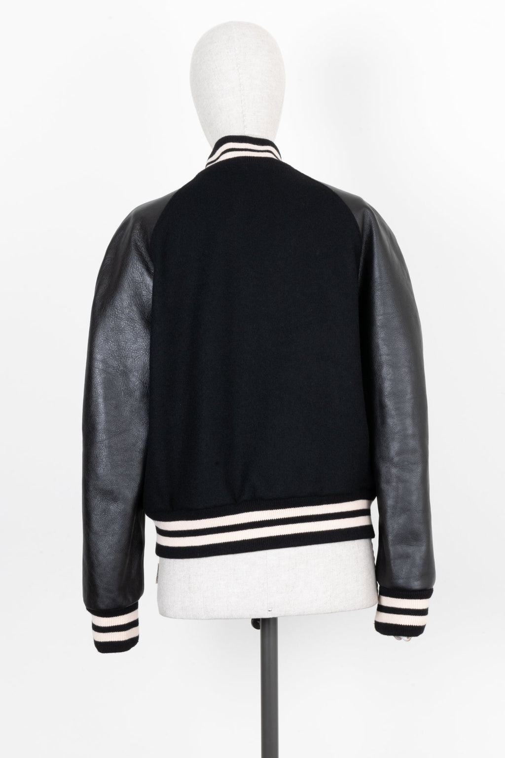 GUCCI Horsebit Varsity Jacket Cotton Black