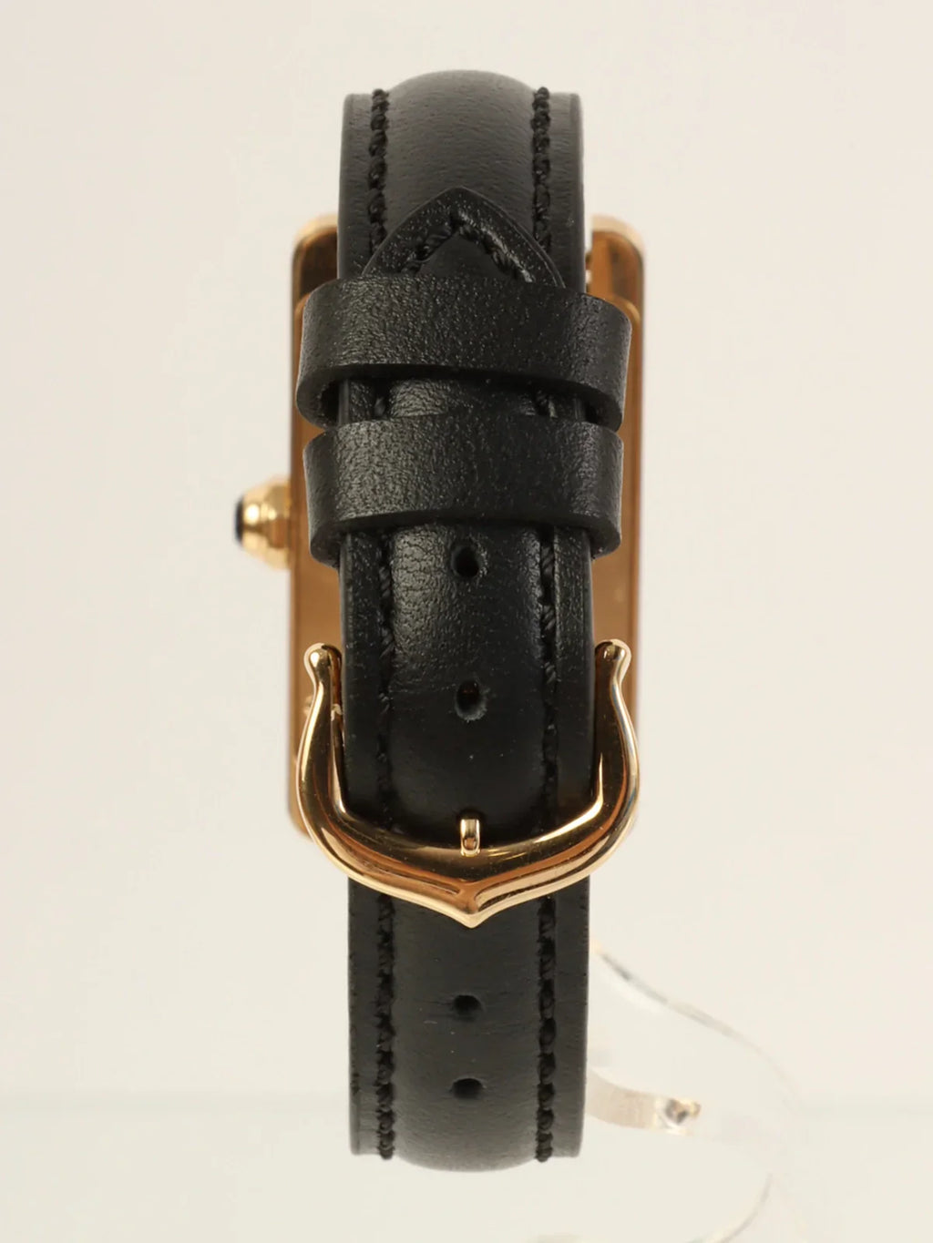 CARTIER Tank American Sm Gold/Black