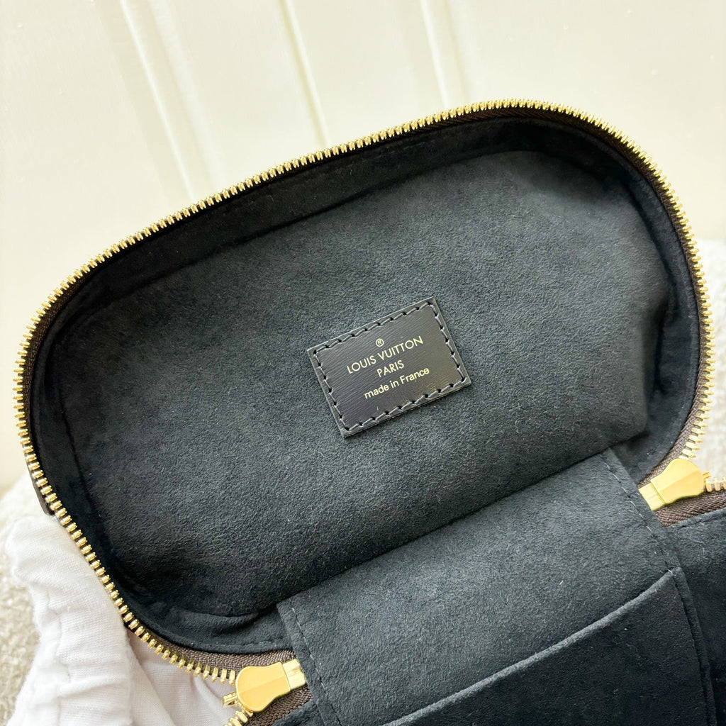 LV Vanity PM in Monogram Canvas and Black Trim