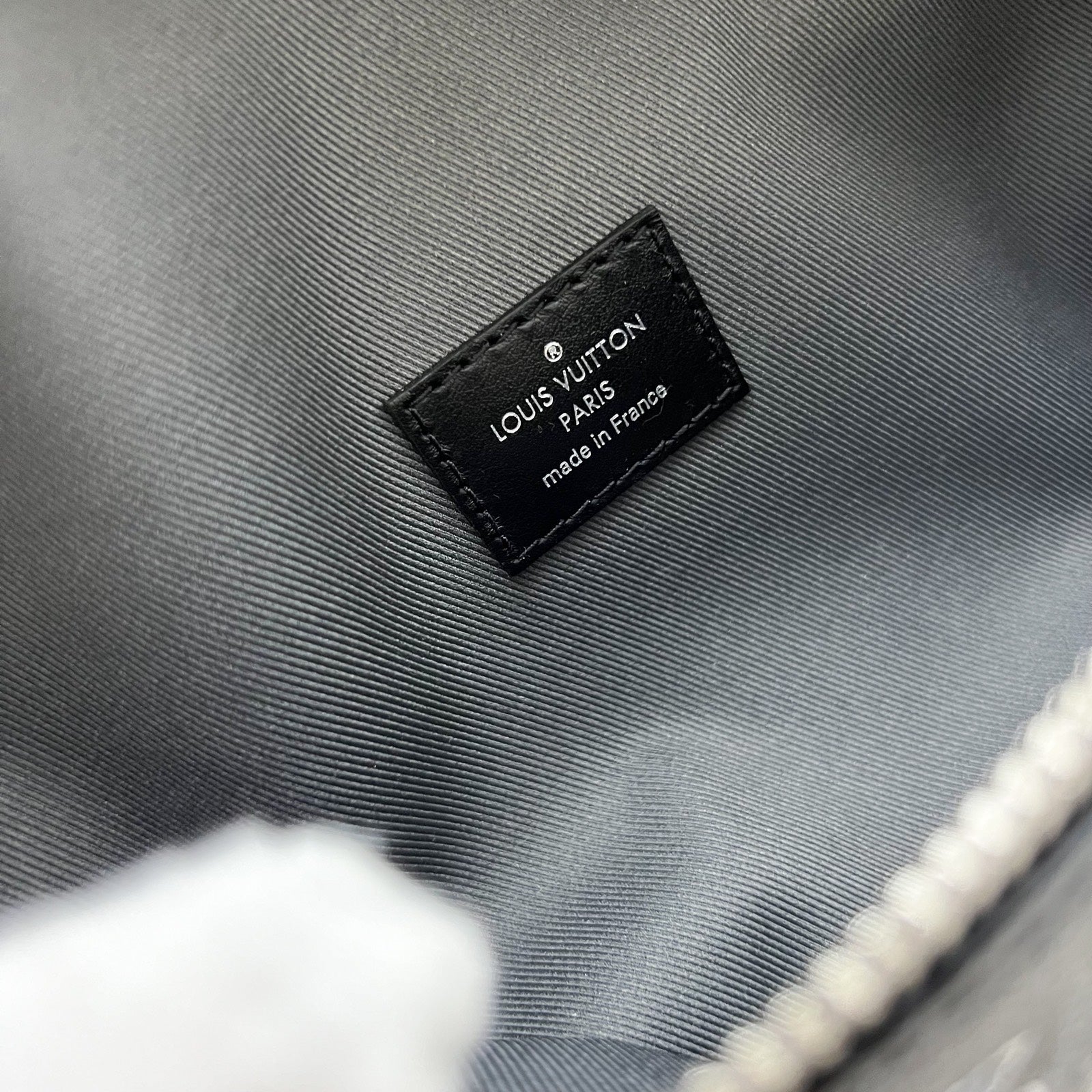 LV Discovery Bumbag in Limited Edition Damier Graphite Canvas and SHW