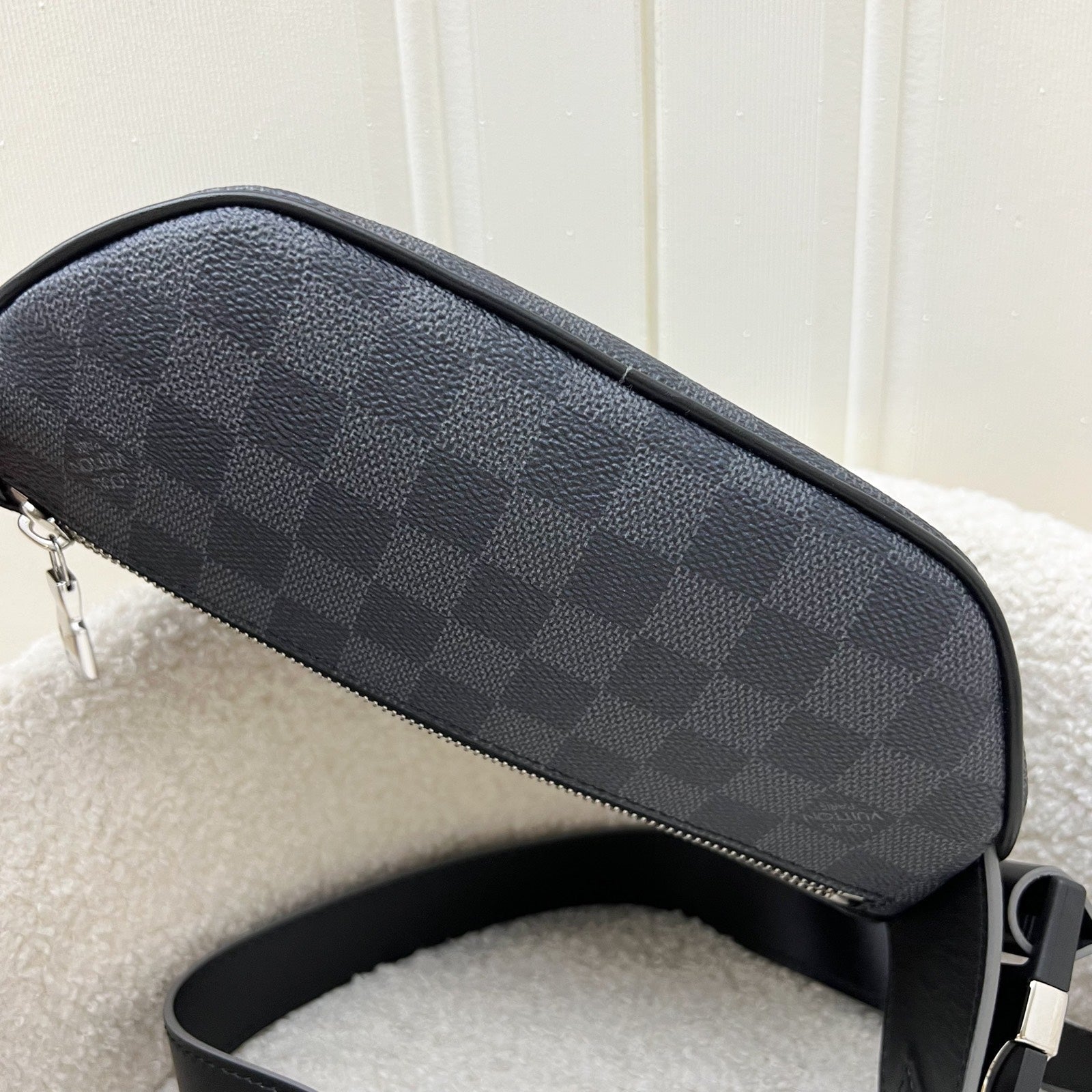 LV Discovery Bumbag in Limited Edition Damier Graphite Canvas and SHW
