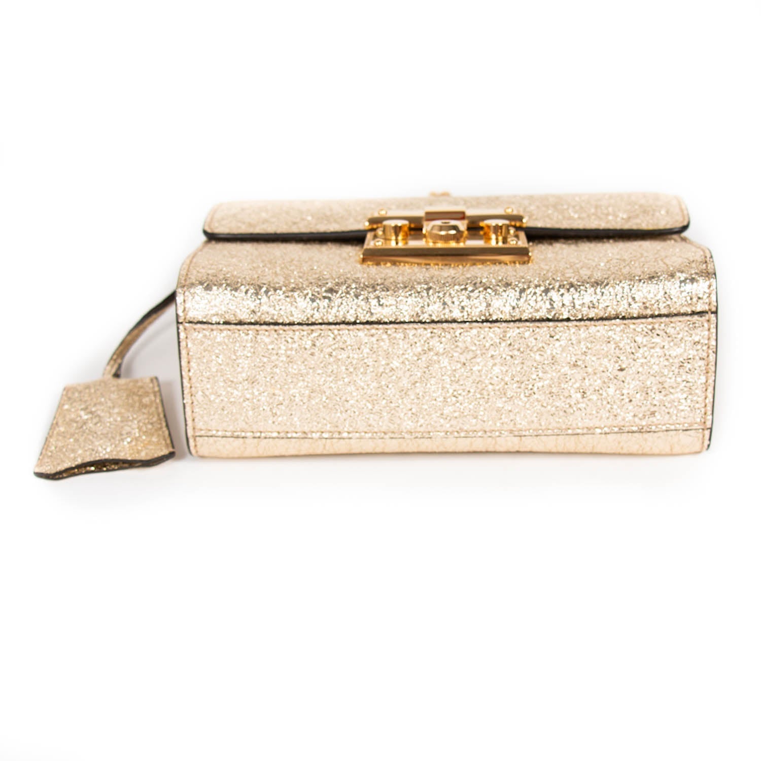 Gucci Metallic Padlock Shoulder Bag
