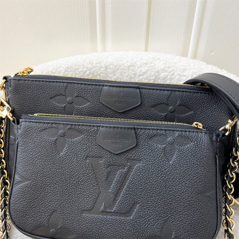 LV Multi Pochette Accessoires MPA in Black Empreinte Leather and GHW