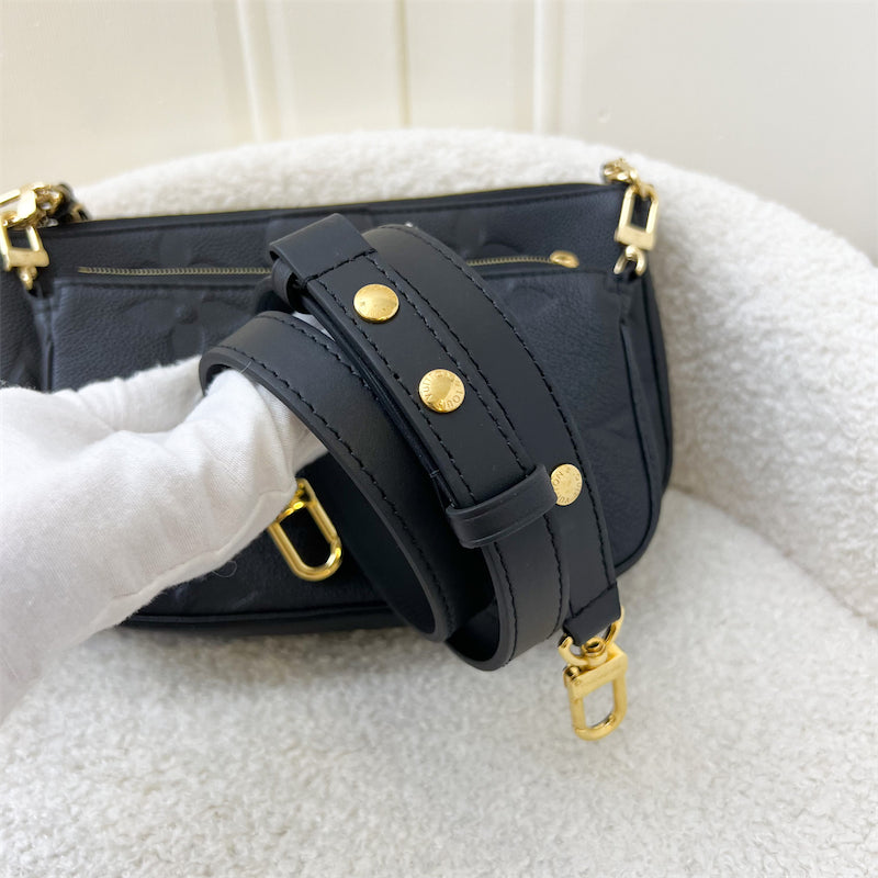 LV Multi Pochette Accessoires MPA in Black Empreinte Leather and GHW