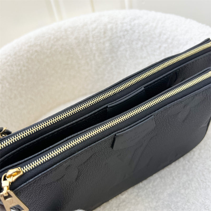 LV Multi Pochette Accessoires MPA in Black Empreinte Leather and GHW