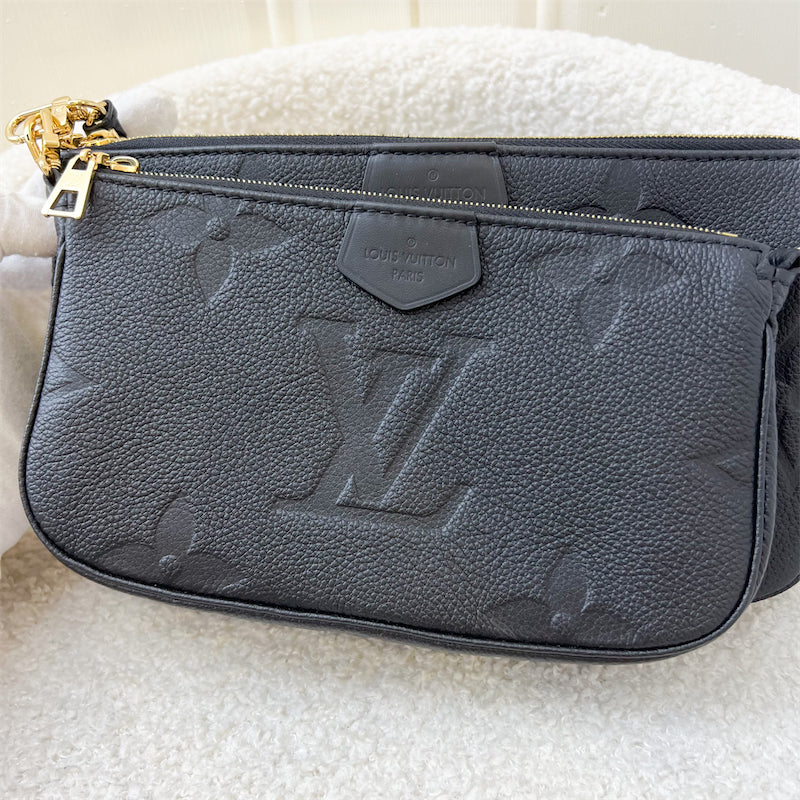 LV Multi Pochette Accessoires MPA in Black Empreinte Leather and GHW