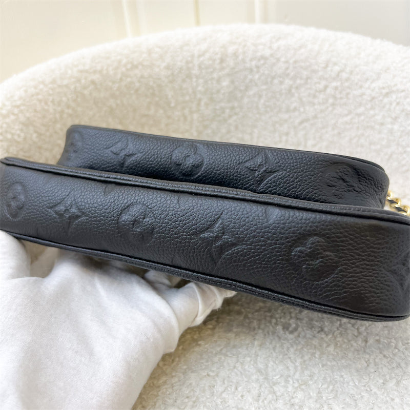 LV Multi Pochette Accessoires MPA in Black Empreinte Leather and GHW