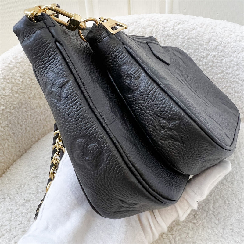 LV Multi Pochette Accessoires MPA in Black Empreinte Leather and GHW