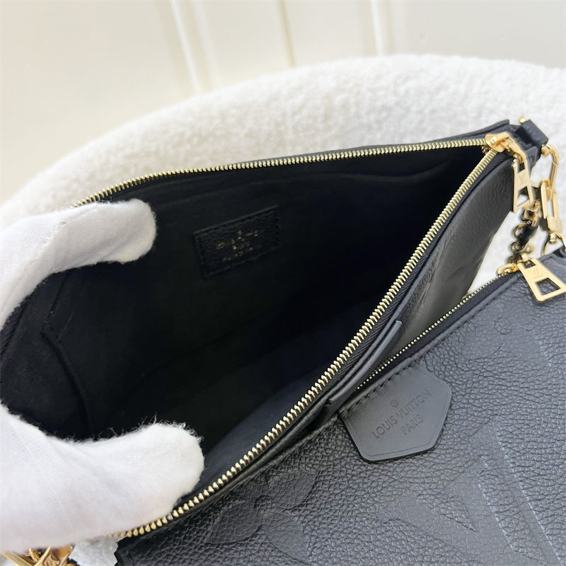 LV Multi Pochette Accessoires MPA in Black Empreinte Leather and GHW
