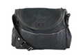 Black GG Canvas Diaper Bag