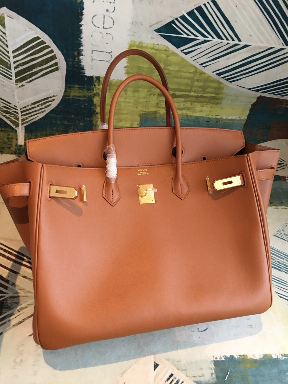 GLAMI Birkin Brown For Women Gold Toned Hardware 11.8in/30cm