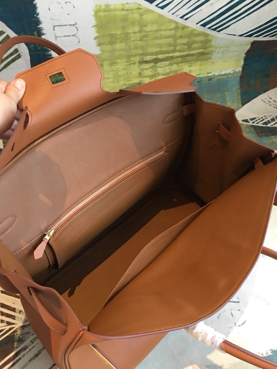 GLAMI Birkin Brown For Women Gold Toned Hardware 11.8in/30cm