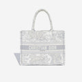 Christian Dior Small Book Tote - Grey Toile Du Jouy