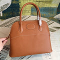HM Bolide Bag Brown For Women Gold Toned Hardware 12.6in/32cm
