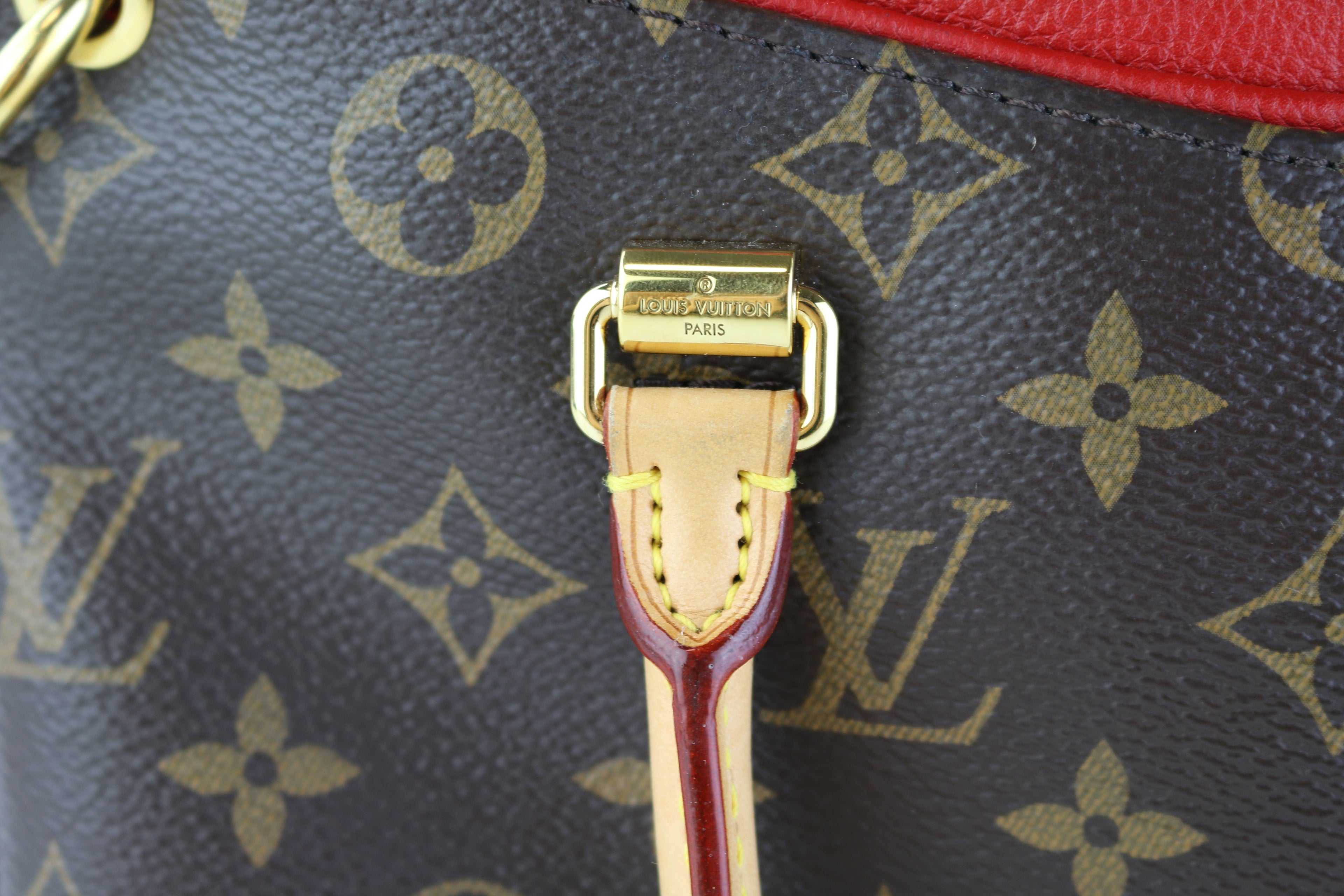 Monogram/Cerise Pallas BB
