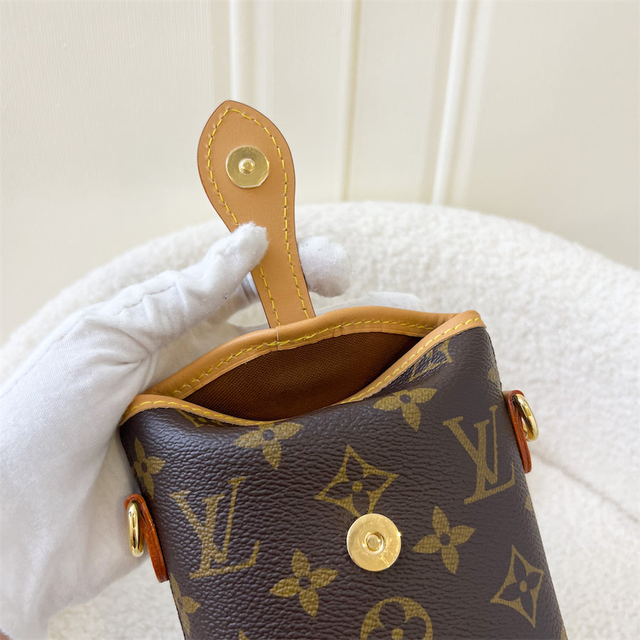 LV Fold Me Mini Bag in Monogram Canvas GHW