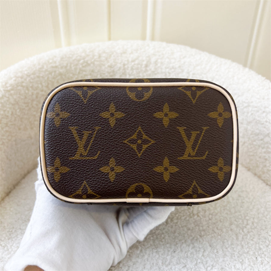 LV Nano Nice in Monogram Canvas GHW