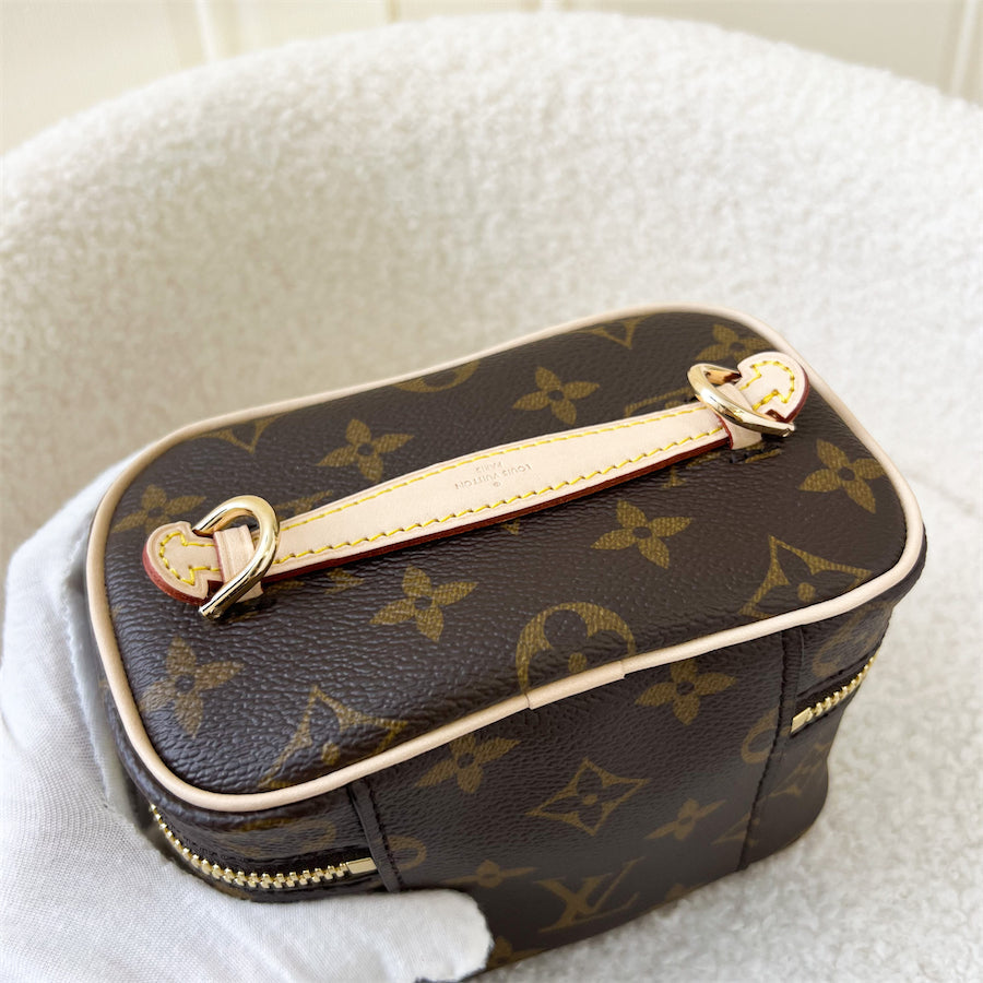 LV Nano Nice in Monogram Canvas GHW