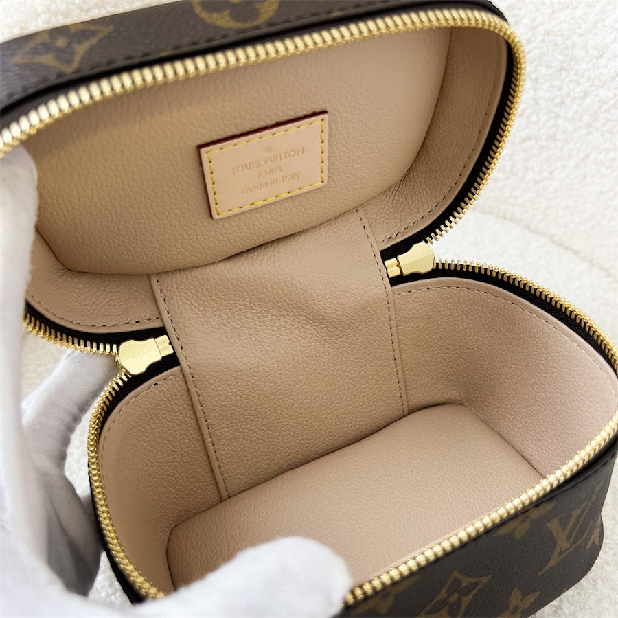 LV Nano Nice in Monogram Canvas GHW