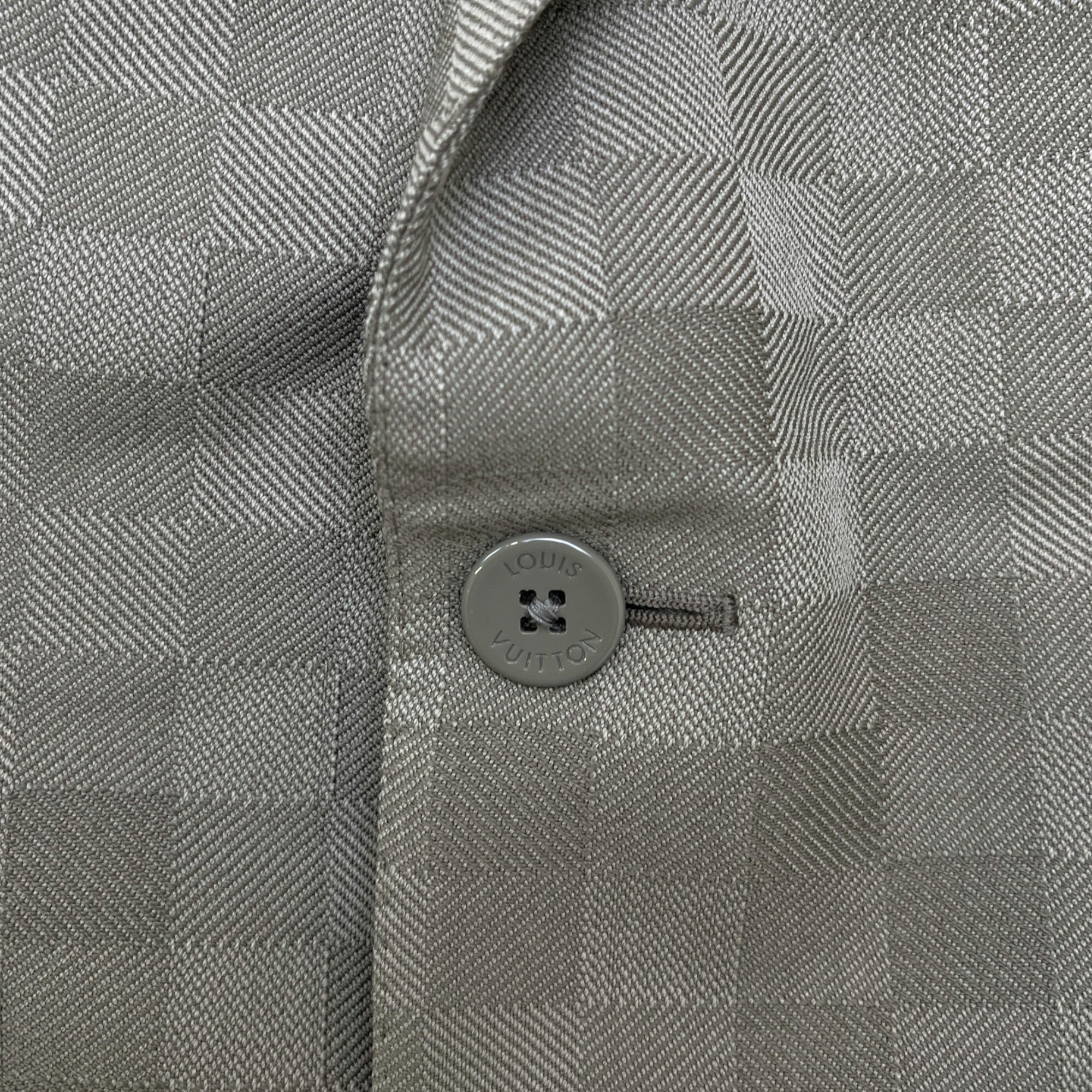 Men's Damier Jacket Jacket Grey Size IT 48 / M