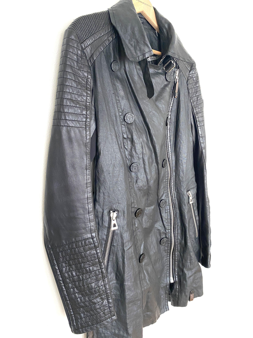 Marjorie Asymmetrical Trench Coat - Size M