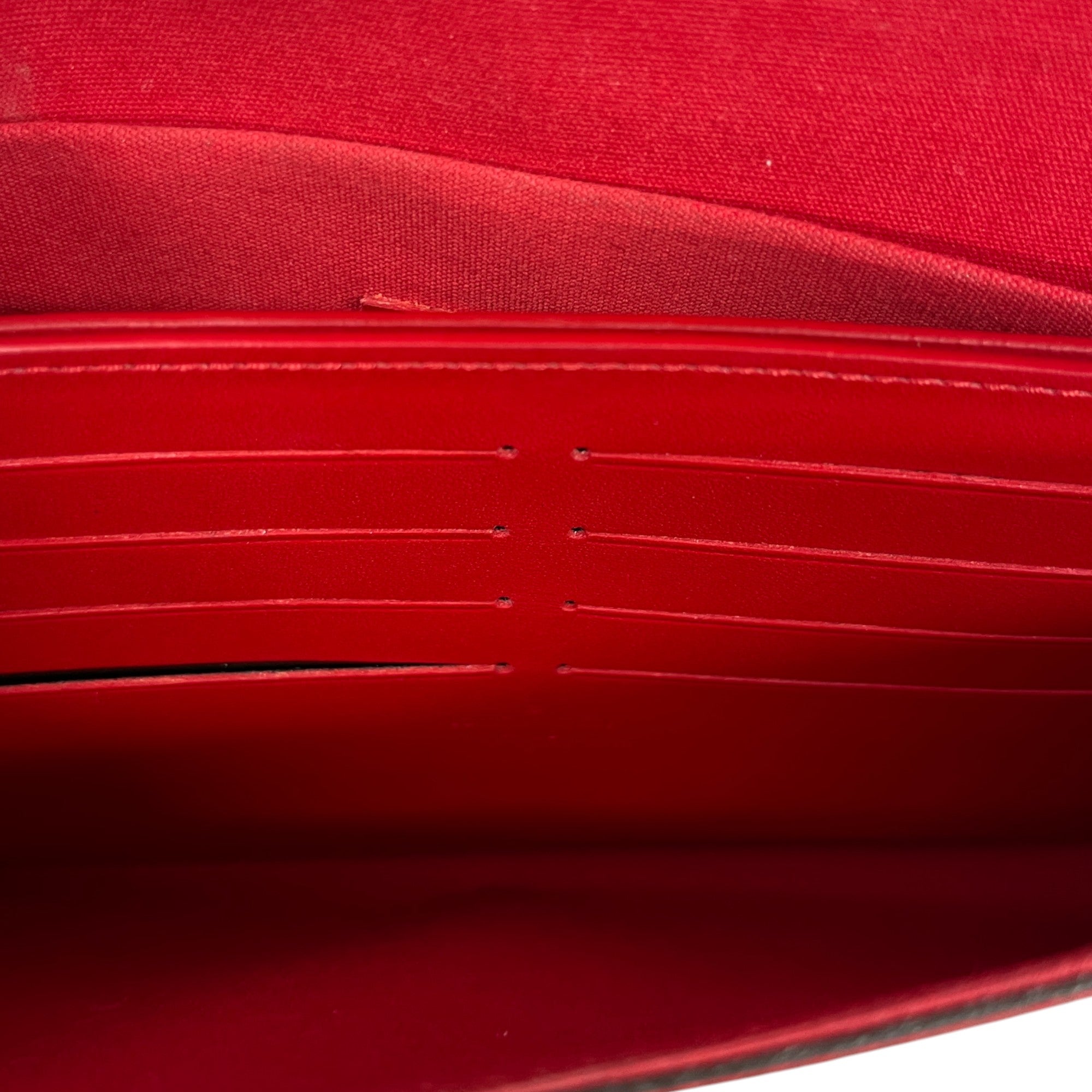 Women's Vernis Pochette Felicie Handbag Red