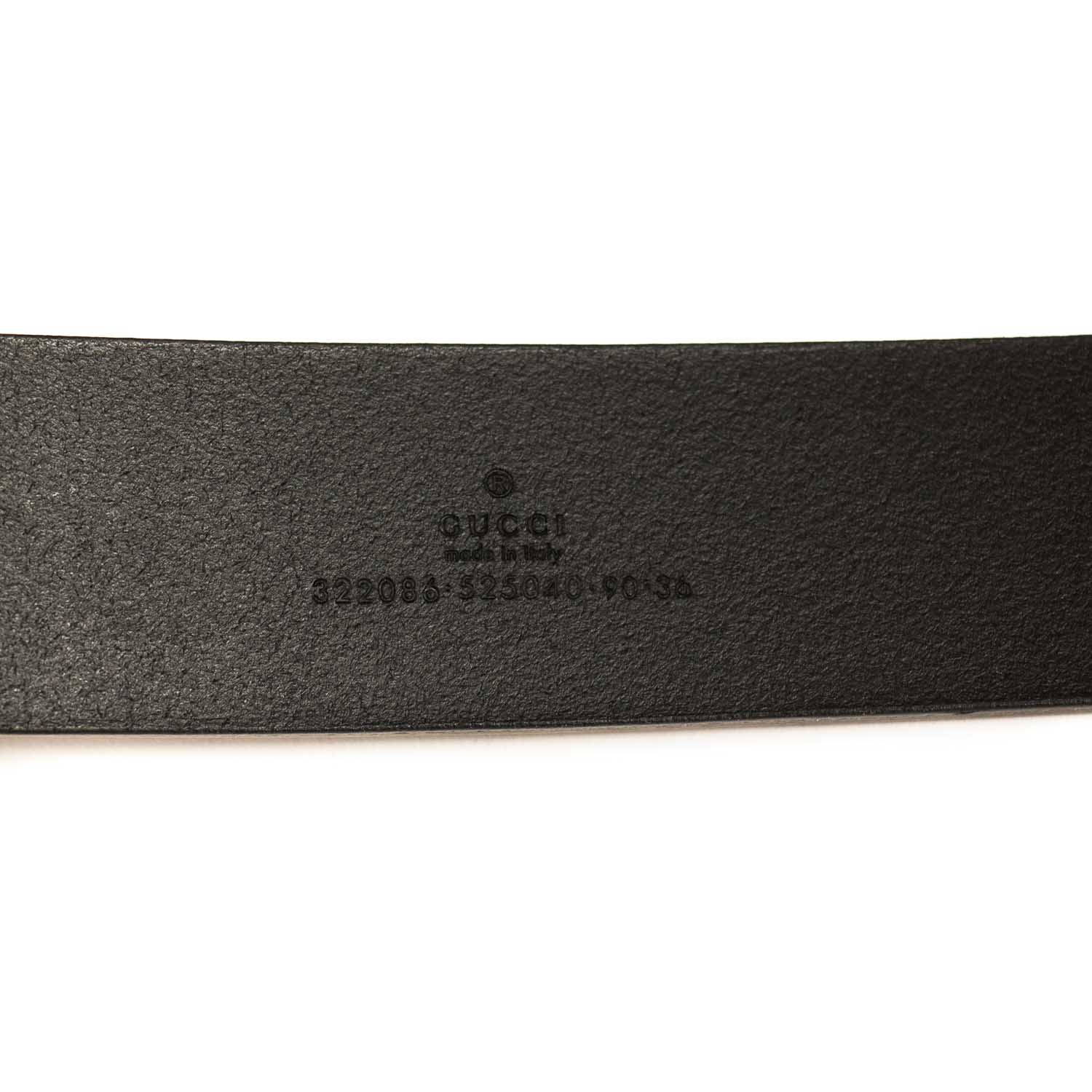 Gucci Shield Metal Leather Belt