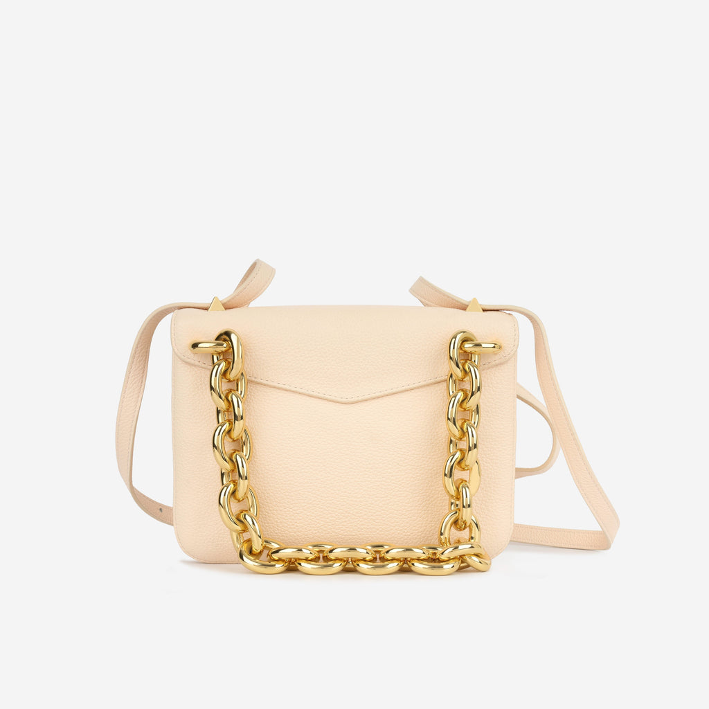 Bottega Veneta Mount Crossbody - Peach Cream