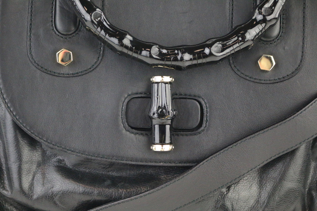 Black Dialux Pop Bamboo Tote