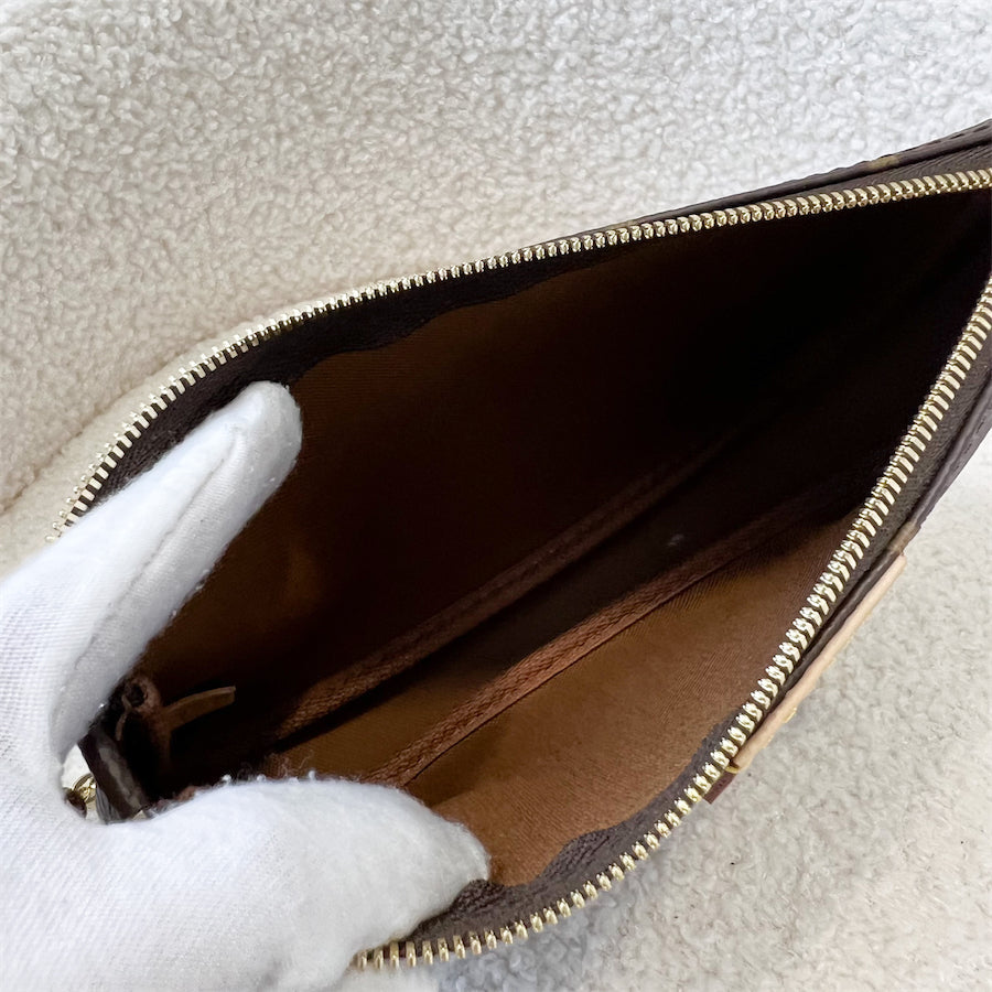 LV Multi Pochette Accessoires MPA Small Pochette + Original Chain in Monogram Canvas GHW