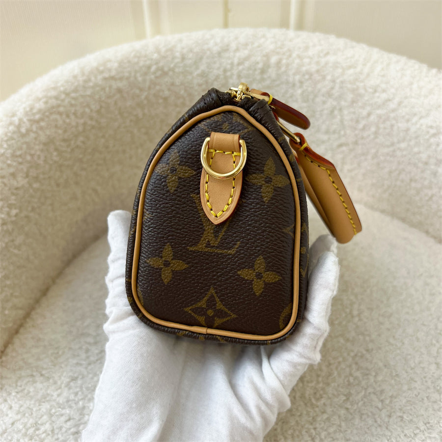LV Nano Speedy in Monogram Canvas GHW