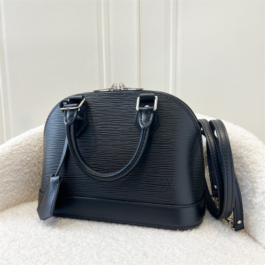 LV Alma BB in Black Epi Leather SHW