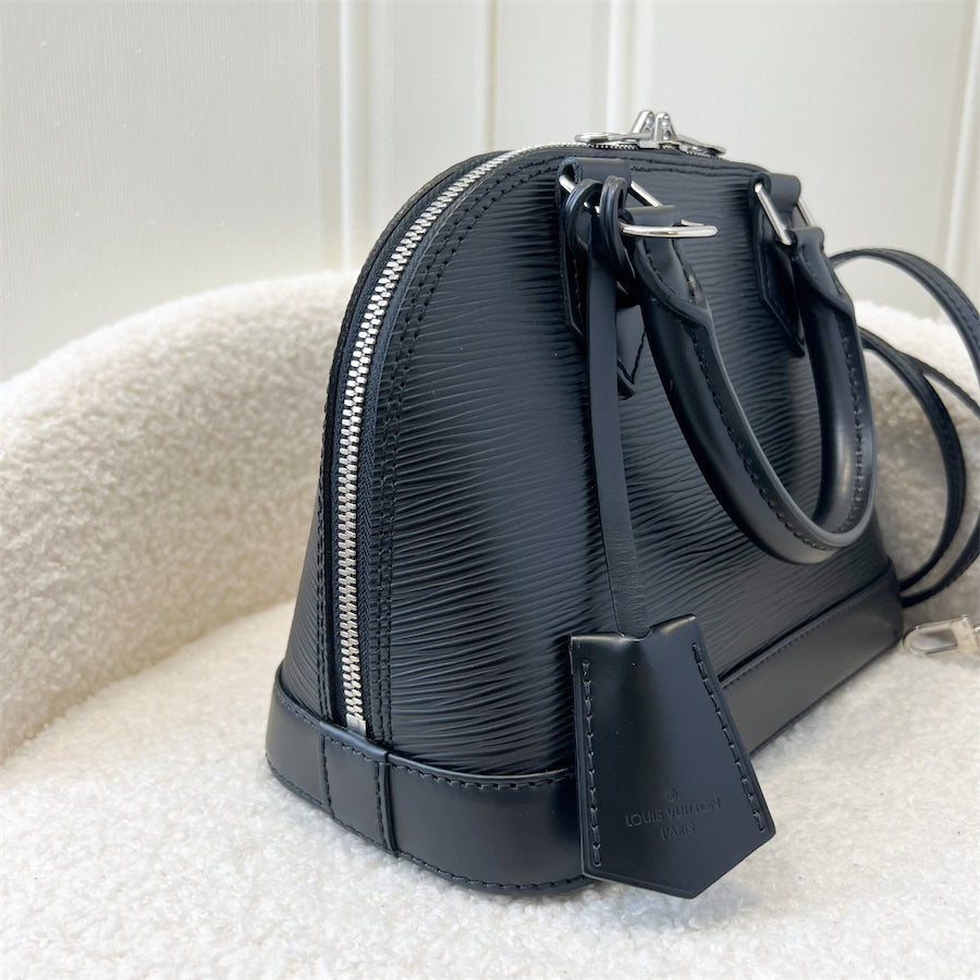 LV Alma BB in Black Epi Leather SHW