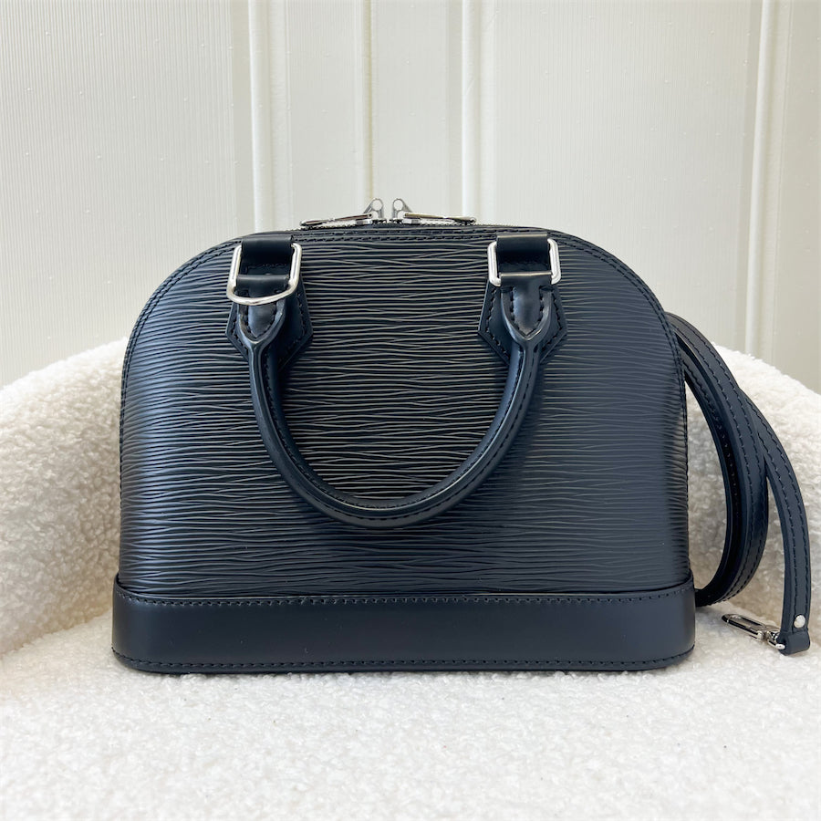 LV Alma BB in Black Epi Leather SHW