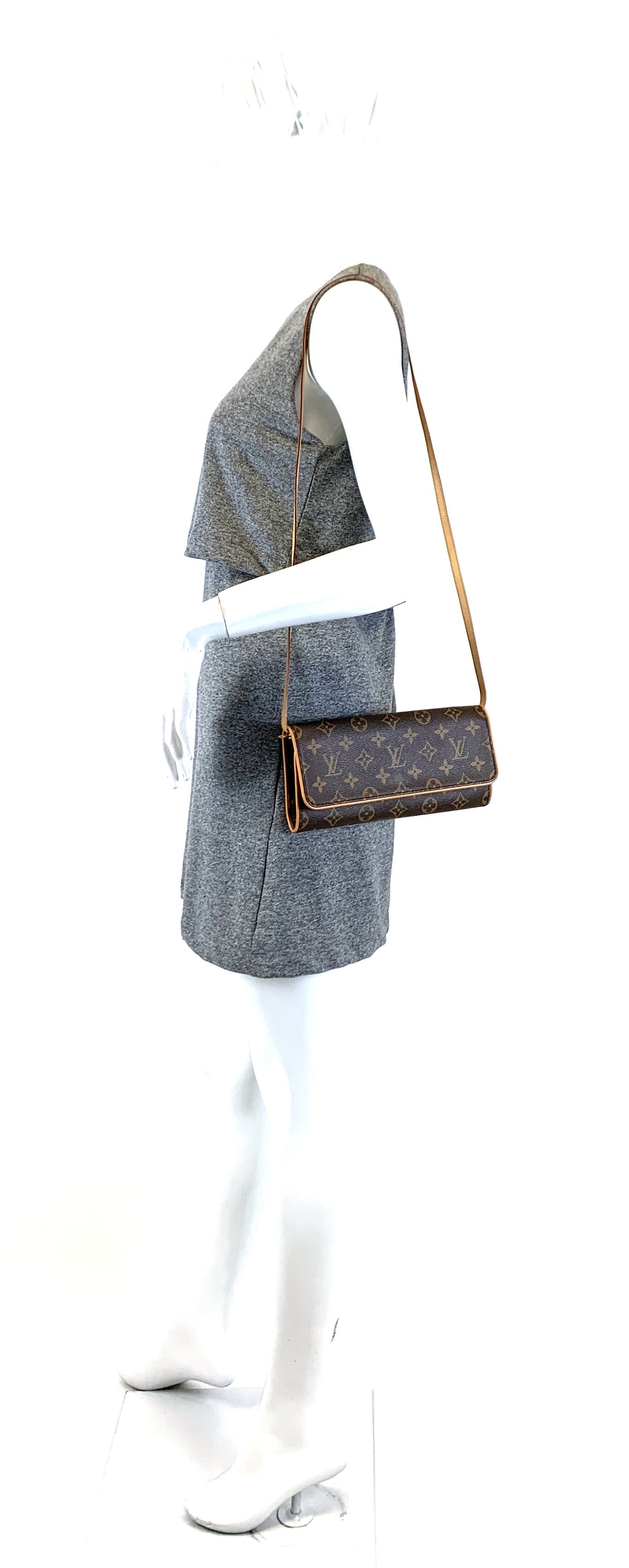 Louis Vuitto Pochette Twin GM Monogram Canvas Bag