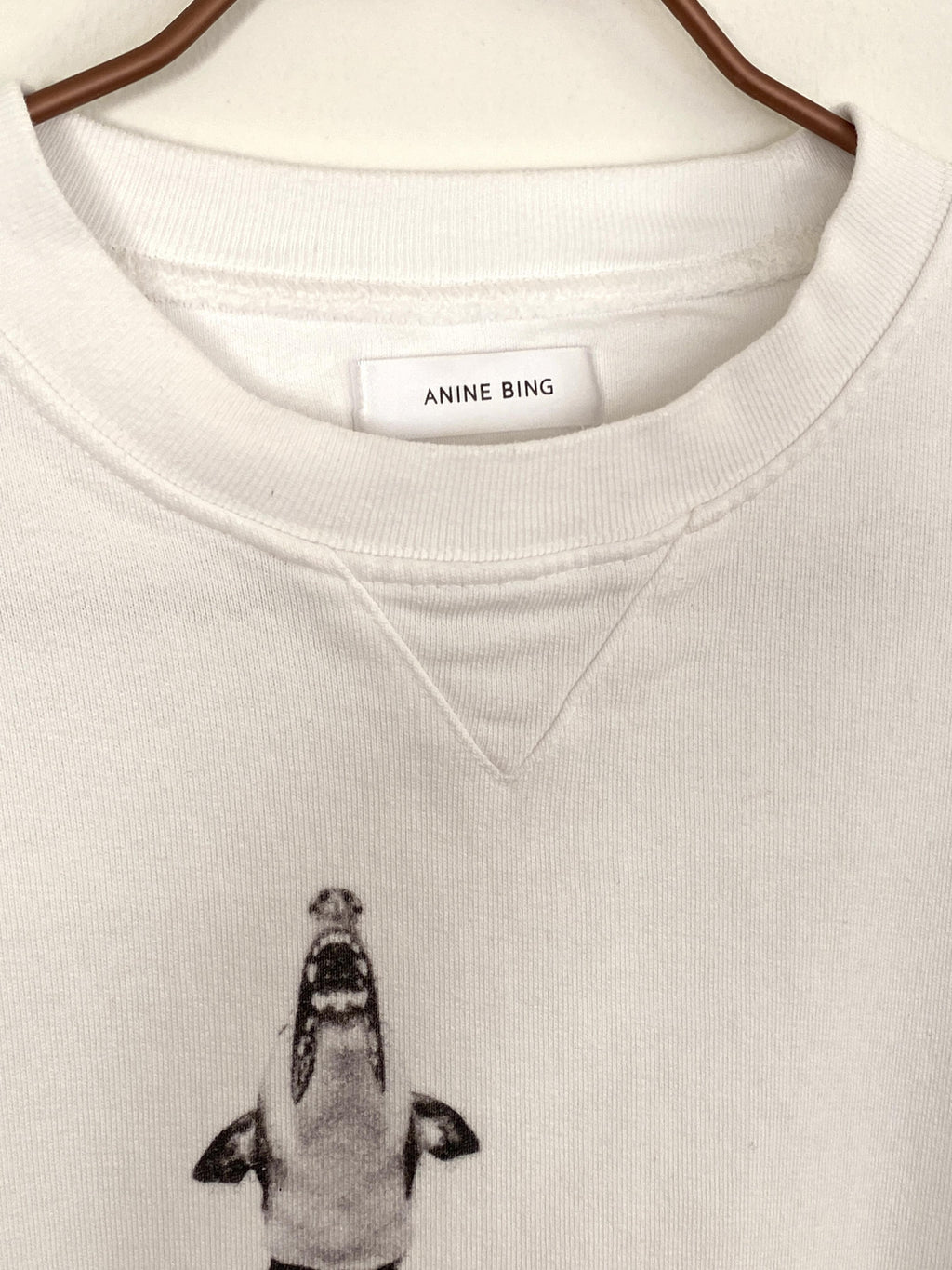 ANINE BING RAMONA SWEATSHIRT AB X TO DAVID BOWIE - SIZE XS