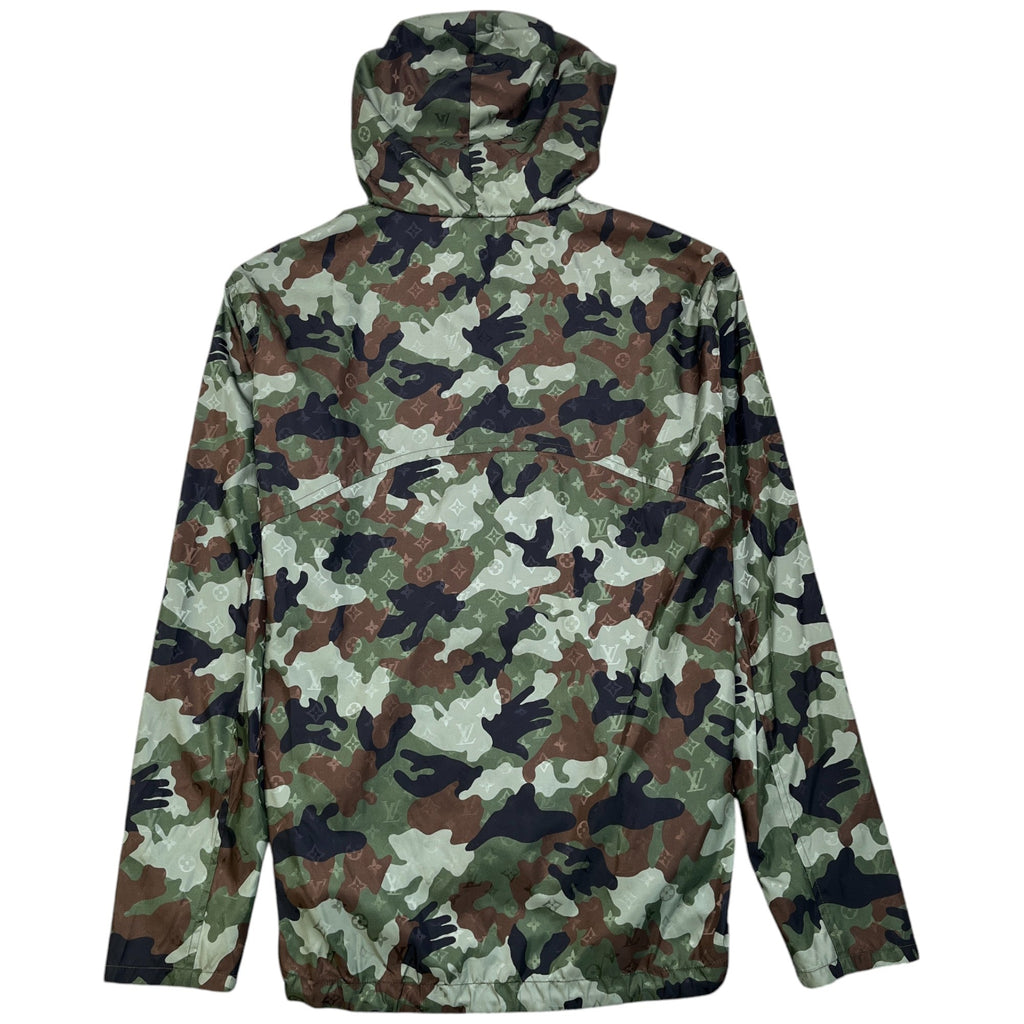 Men's Camo Monogram Windbreaker Khaki Size IT 54 / XXL