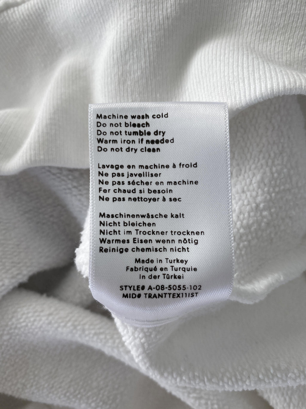 ANINE BING RAMONA SWEATSHIRT AB X TO DAVID BOWIE - SIZE XS