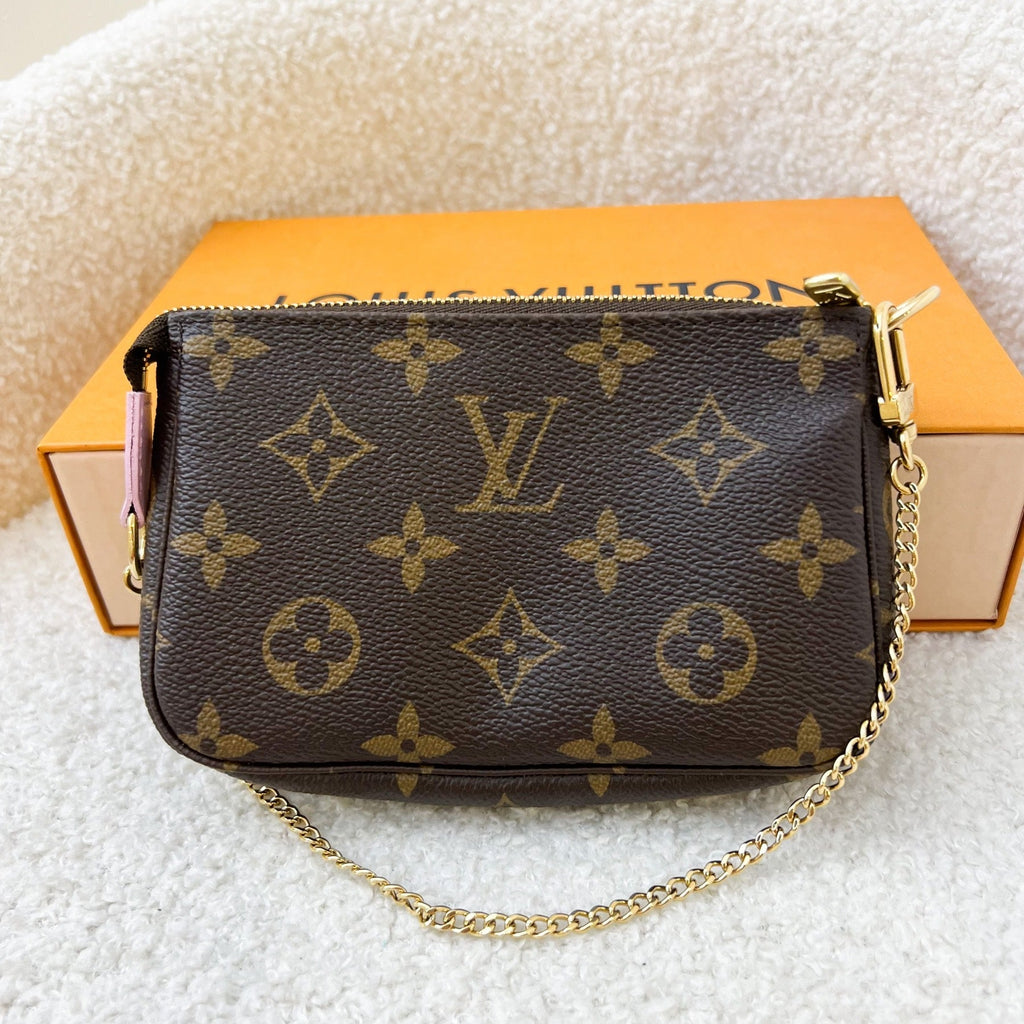 LV Mini Pochette Accessoires in Christmas 2021 Animation (Japan Sakura) Monogram Canvas
