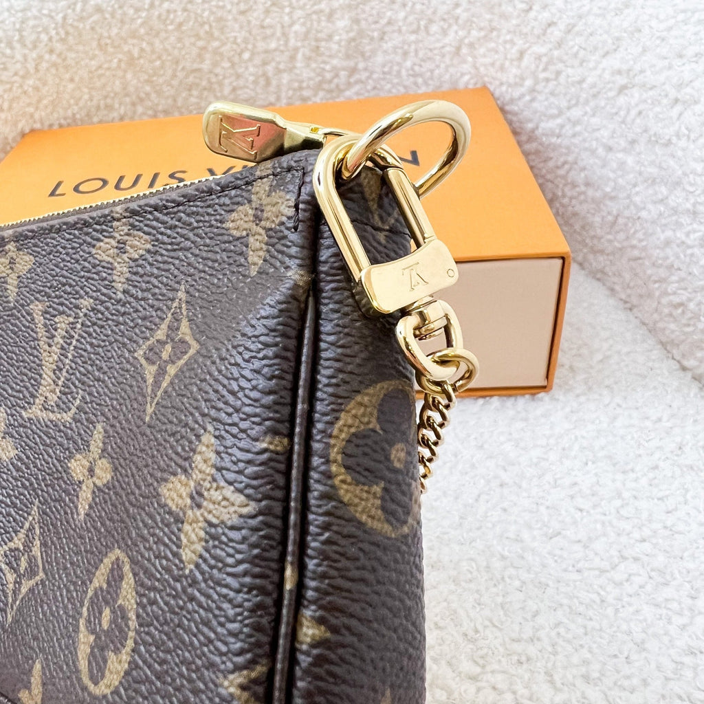 LV Mini Pochette Accessoires in Christmas 2021 Animation (Japan Sakura) Monogram Canvas