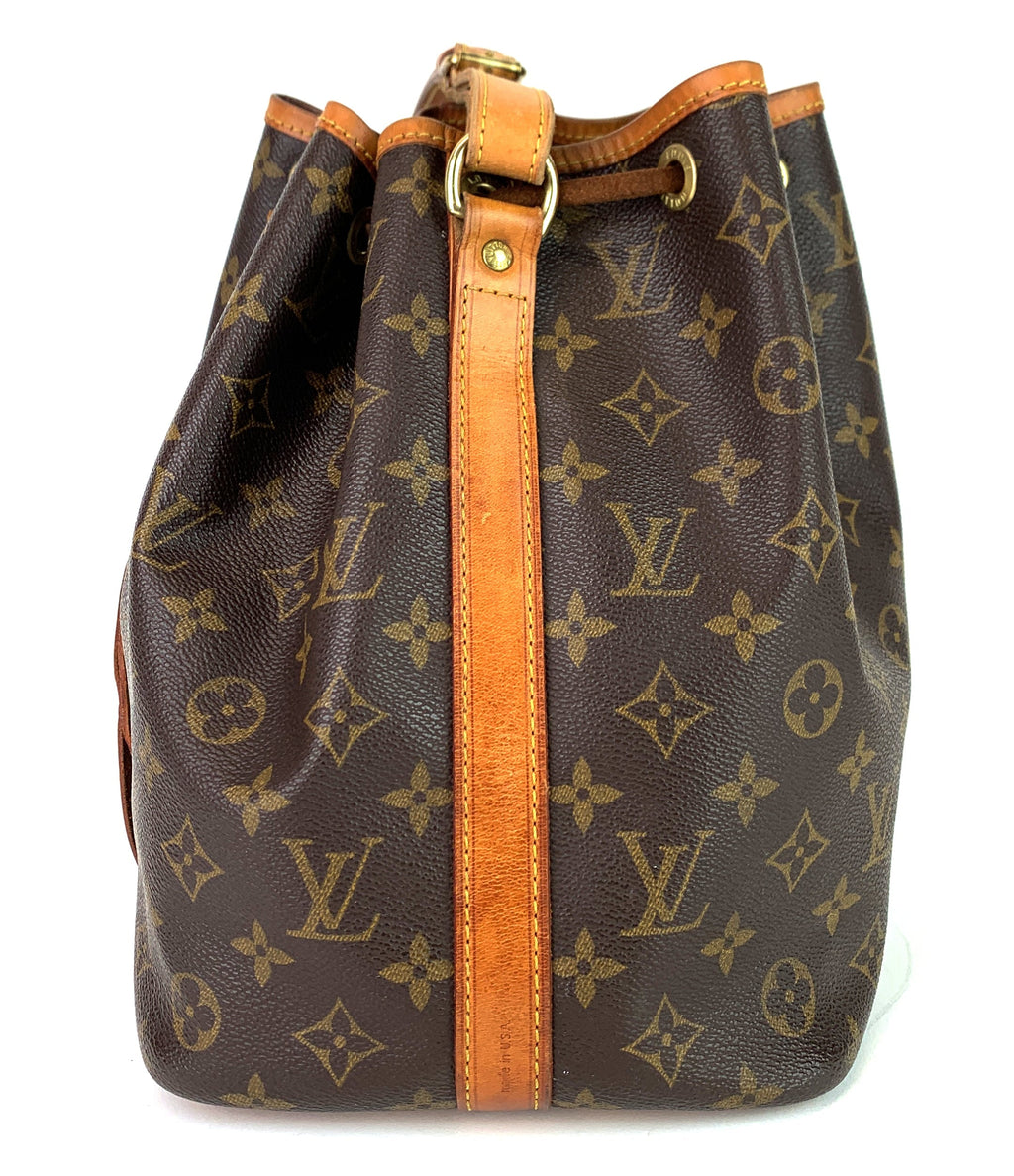 Louis Vuitto Petit Noe Monogram Canvas Bag
