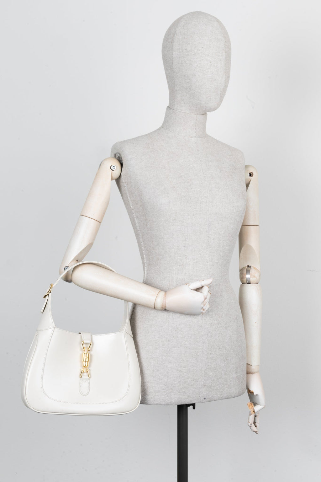 GUCCI Small Jackie 1961 Hobo Bag White
