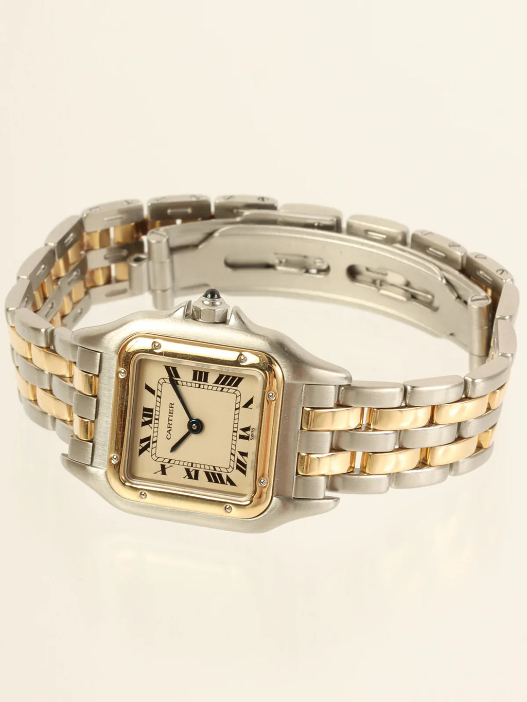 CARTIER Panthere Sm 2Row Silver/Gold