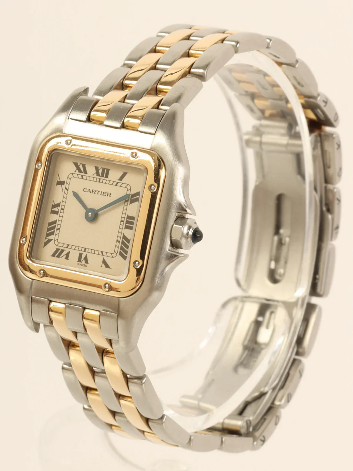 CARTIER Panthere Sm 2Row Silver/Gold