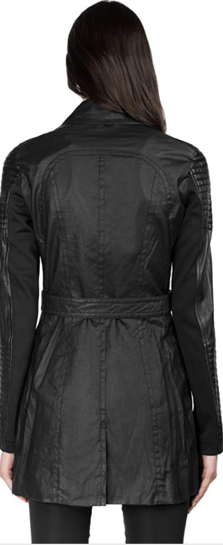 Marjorie Asymmetrical Trench Coat - Size M