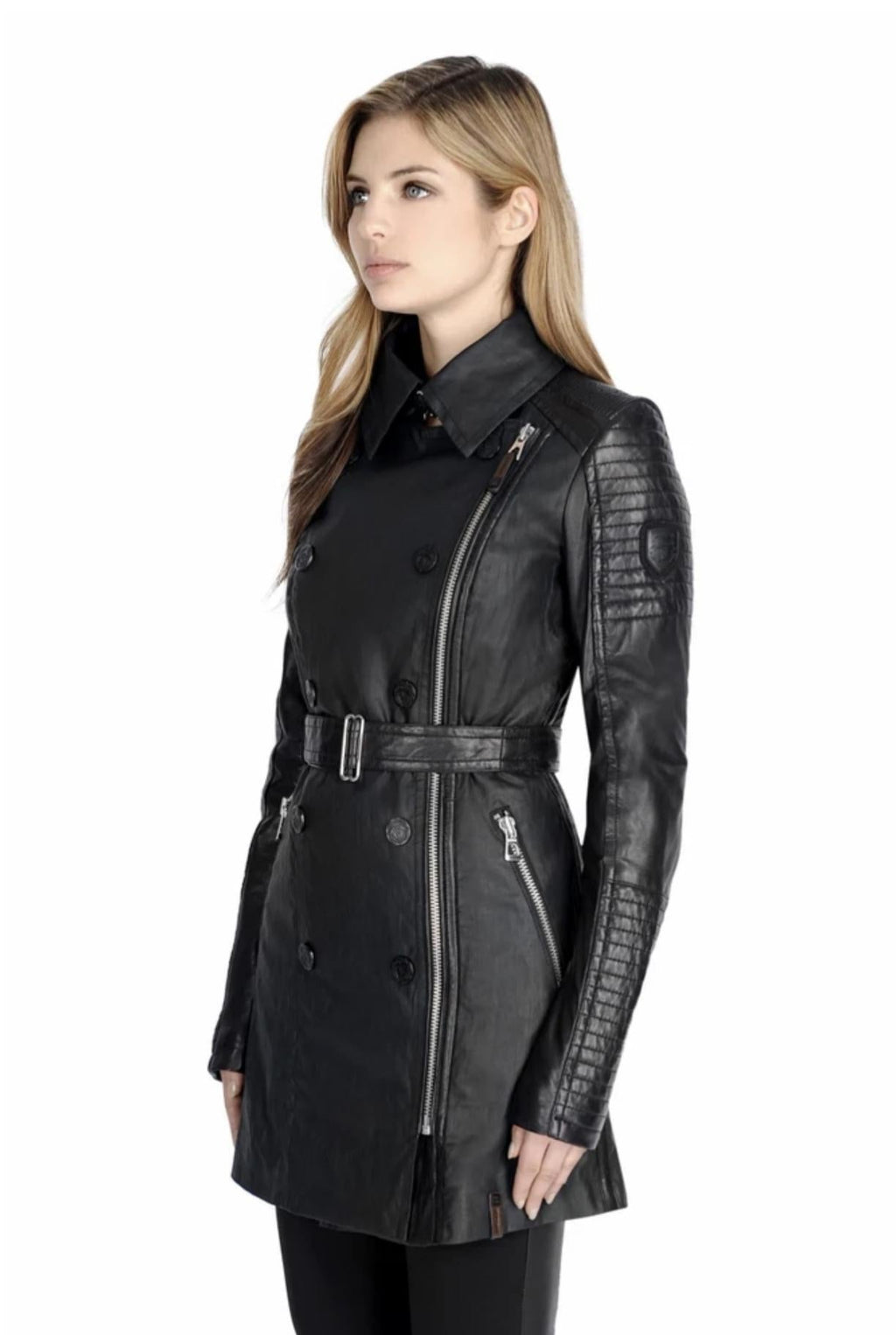 Marjorie Asymmetrical Trench Coat - Size M