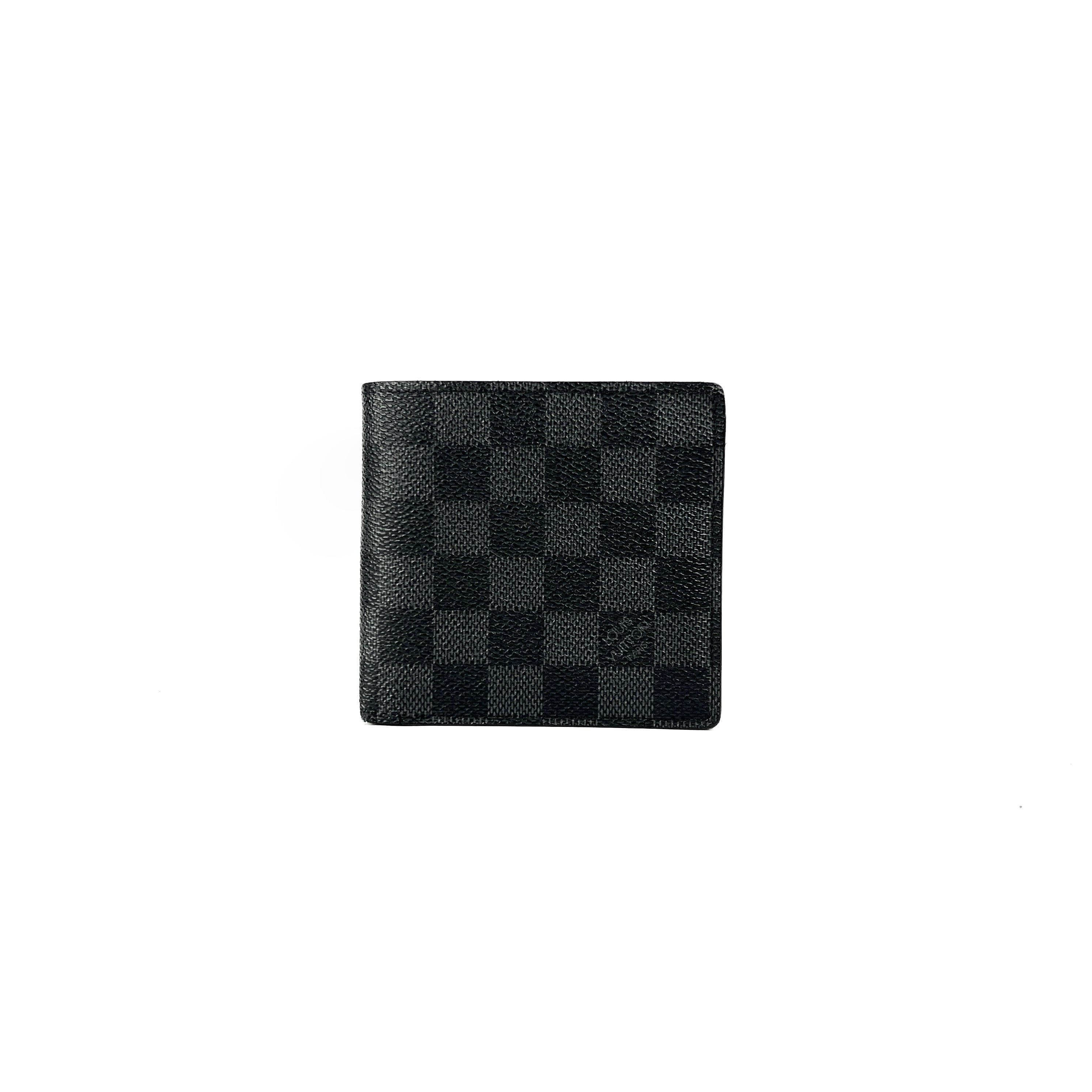Louis Vuitton Men Damier Eclipse Fold Wallet