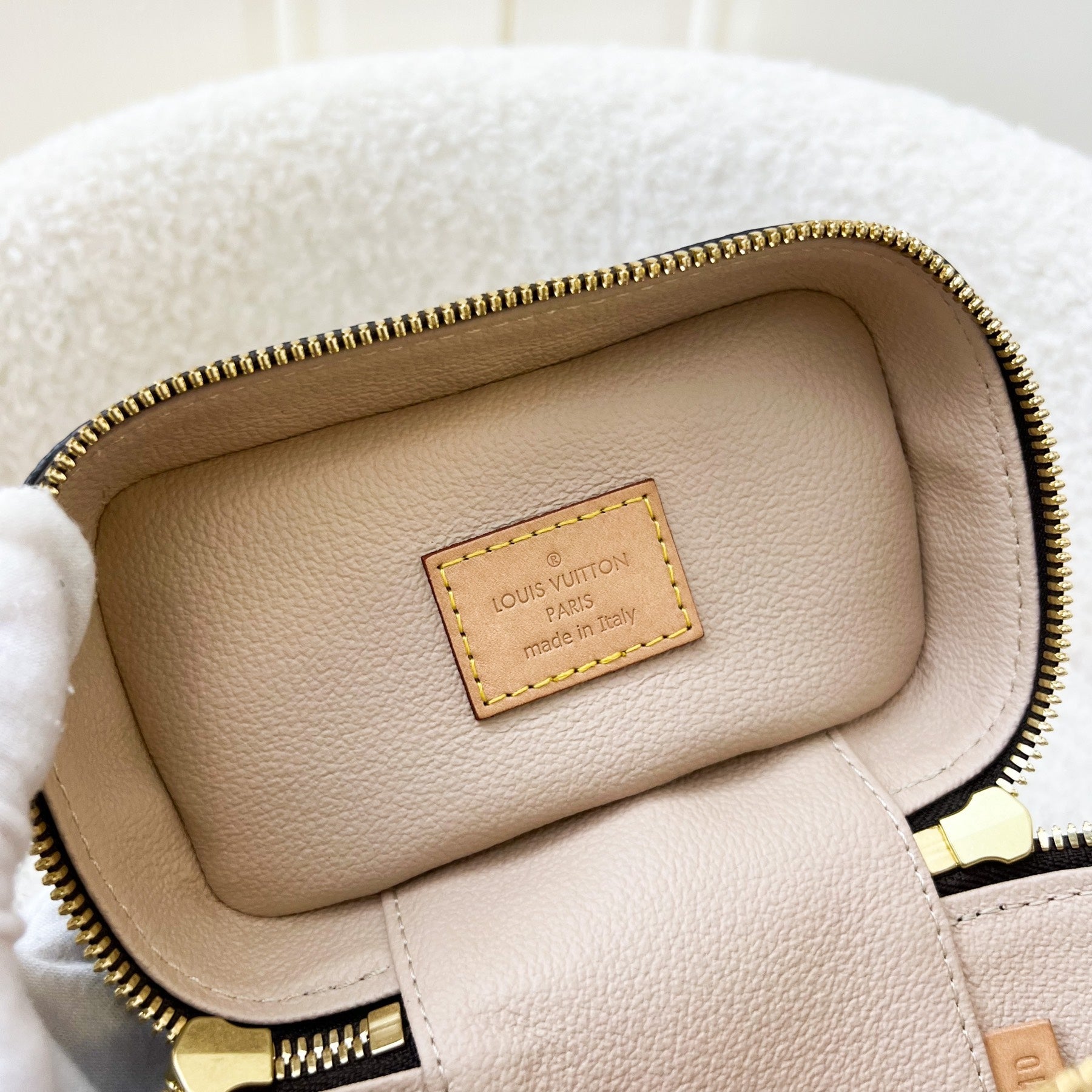 LV Nano Nice in Monogram Canvas and GHW