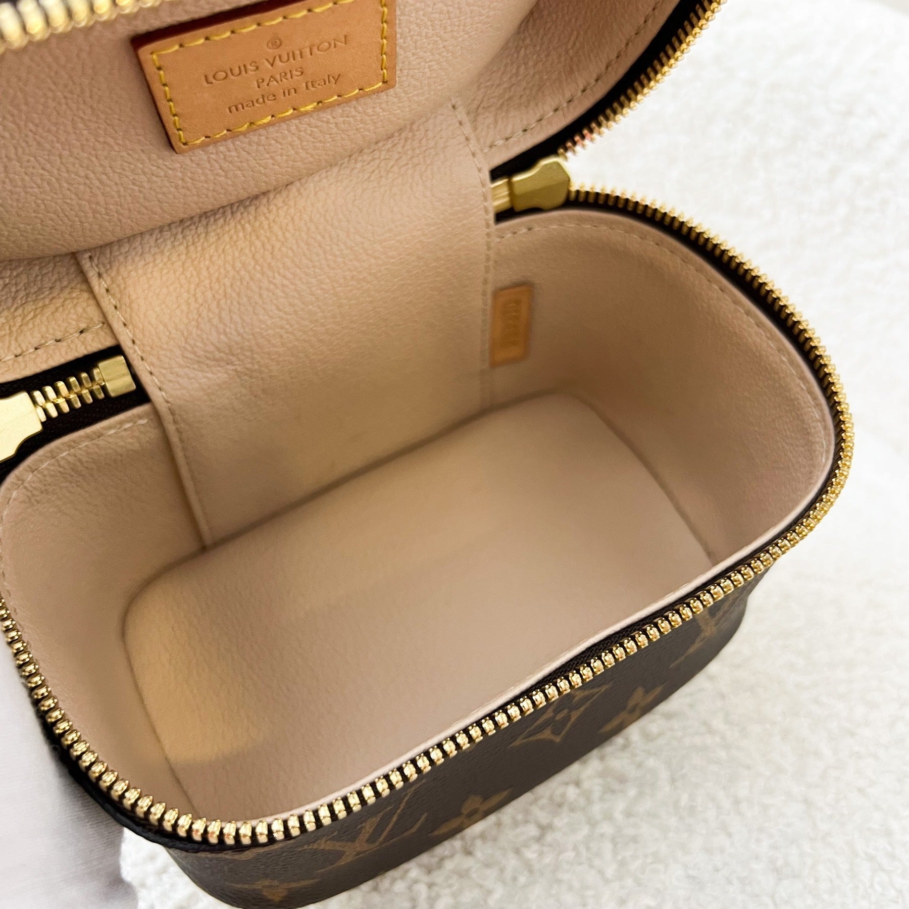 LV Nano Nice in Monogram Canvas and GHW